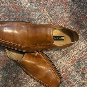 Stacy Adams Men's Tan Leather Slip-Ons